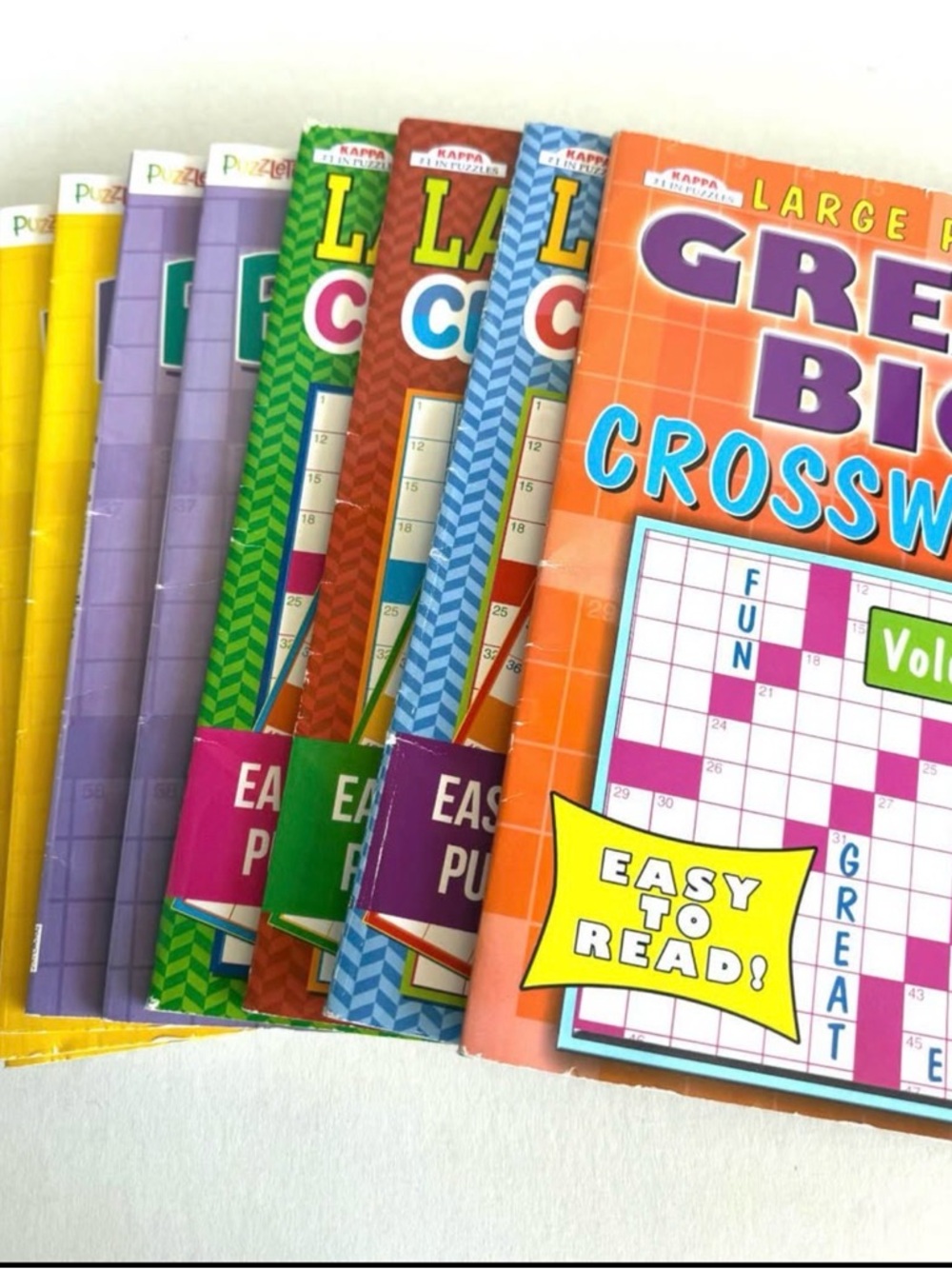 Crossword Puzzle Books for Adults Easy: Fun, Puzzles, Medium Kids Brain Exercise